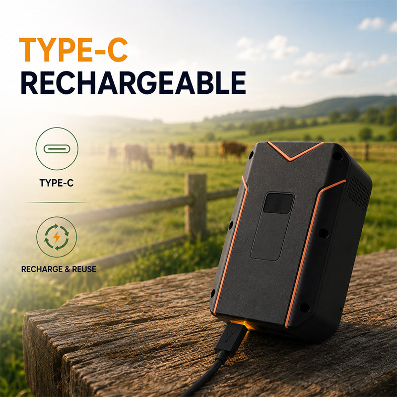 20000mAh Battery Rugged Cattle GPS Tracker With GPS BDS WIFI Multi Positioning