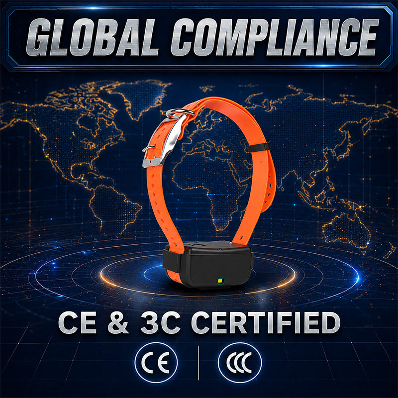 4000mAh Battery Dog GPS Tracking Collar Real Time Position With Voice Intercom