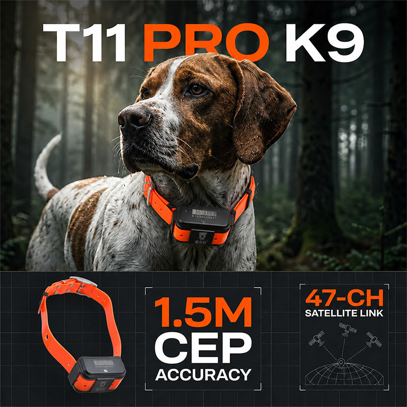 4000mAh Battery Dog GPS Tracking Collar Real Time Position With Voice Intercom